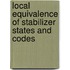 Local equivalence of stabilizer states and codes