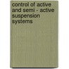 Control of active and semi - active suspension systems door C. Lauwerys