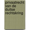 Privaatrecht van de Duitse rechtskring door I. Sagel-Grande