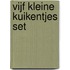 Vijf kleine kuikentjes set