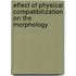 Effect of physical compatibilization on the morphology