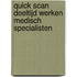 Quick scan deeltijd werken Medisch specialisten