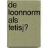 De loonnorm als fetisj?