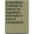 Probabilistic methods to search for regulatory elements in sets of coregulated