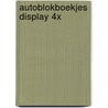 Autoblokboekjes display 4x door R. Bijloo