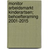 Monitor arbeidsmarkt kinderartsen; behoefteraming 2001-2015 by L.F.J. van der Velden