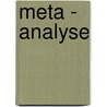 Meta - analyse door M. van den Berg