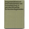 Toegankelijkheid en beschikbaarheid van huisartsenzorg in geindentificeerde achterstandsgebieden by W. Devillé