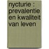 Nycturie : prevalentie en kwaliteit van leven