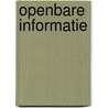 Openbare informatie door C. Uyttendaele