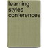 Learning styles conferences