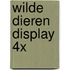 Wilde dieren display 4x