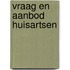 Vraag en aanbod huisartsen