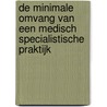 De minimale omvang van een medisch specialistische praktijk door J.B.F. Hutten