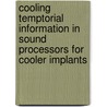 Cooling temptorial information in sound processors for cooler implants by L. Geurts