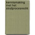 Kennismaking met het strafprocesrecht