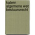 Katern Algemene wet bestuursrecht