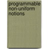 Programmable non-uniform notions door H. Van de Straete