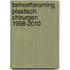 Behoefteraming plastisch chirurgen 1998-2010