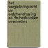Het vergaderingrecht, de ordehandhaving en de bestuurlijke overheden