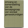 Omvang en samenstelling van de beroepsgroep van sociaal geneeskundigen by T.A. Wiegers