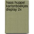 Haas Huppel kartonboekjes display 2x