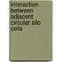 Interaction between adjacent circular silo cells