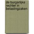 De burgerlijke rechter in belastingzaken