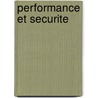 Performance et securite door L. van den Borre