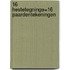 16 Hestetegninge=16 paardentekeningen