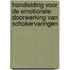 Handleiding voor de emotionele doorwerking van schokervaringen