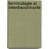 Terminologie et interdisciplinarite