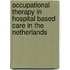 Occupational therapy in hospital based care in The Netherlands