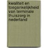 Kwaliteit en toegankelijkheid van terminale thuiszorg in Nederland