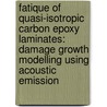 Fatique of quasi-isotropic carbon epoxy laminates: damage growth modelling using acoustic emission by D. Tsamtsakis