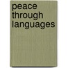 Peace through languages door J.M. Bressand