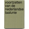 Voortzetten van de Nederlandse taalunie door W. Penninckx