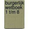 Burgerlijk Wetboek 1 t/m 8 door H.A.G. Splinter-Van Kan