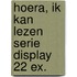 Hoera, ik kan lezen serie display 22 ex.