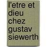 L'etre et dieu chez Gustav Siewerth door M. Cabada Castro