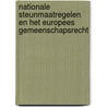Nationale steunmaatregelen en het Europees gemeenschapsrecht by T. Joris