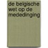 De Belgische wet op de mededinging