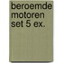Beroemde motoren set 5 ex.