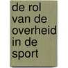 De rol van de overheid in de sport door Onbekend