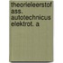 Theorieleerstof ass. autotechnicus elektrot. a