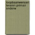 Loopbaanwensen leraren primair onderw