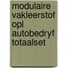 Modulaire vakleerstof opl autobedryf totaalset door Onbekend