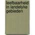 Leefbaarheid in landelyke gebieden