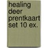 Healing deer prentkaart set 10 ex.