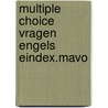 Multiple choice vragen engels eindex.mavo by Bree